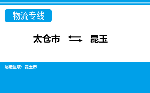 太仓到昆玉市物流公司-专业团队/提供包车运输服务