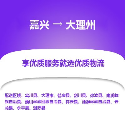 嘉兴到大理州市物流公司-专业团队/提供木架包装货运服务